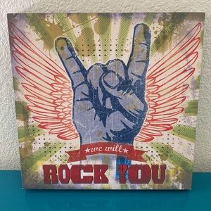 Lyricology print “We Will Rock You”